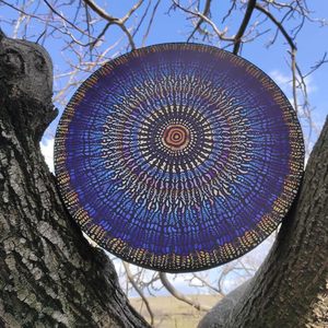 Tambour chaman tambour à main de 10 pouces avec bâton de tambour instrumental pour la méditation de réflexion de musique spirituelle - Product Image 2