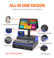 OEM/ODM Touch Screen Point of Sale Hardware Software Pos System Full Set With Scanner Printer and Cash Drawer AnyPay
