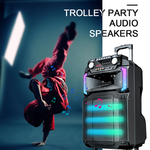 Altavoces de Karaoke Bluetooth Cornetas en Oferta, Bocina Amplificada de 12 Pulgadas, Subwoofer Portátil con Bluetooth para Fiestas, Caja de Sonido de Fábrica - Product Image 4