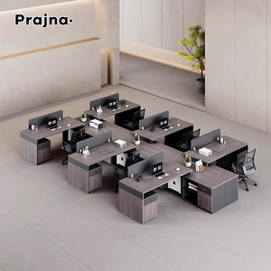 Quầy lễ tân quầy tiếp tân hiện đại bàn điều hành bằng gỗ nội thất văn phòng Máy tính văn phòng chơi Game bàn đặt bàn chơi game - Product Image 3