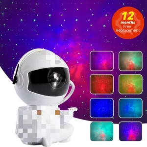 Hot Sale New Astronaut Galaxy Projection Projector Lamp Starry Sky Night Soft Light Led Projector Cute Mini Night Light