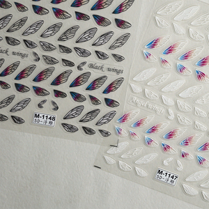 Calcomanías de <span class=keywords><strong>Uñas</strong></span> con Alas de Mariposa en Relieve 3D, Autoadhesivas, para Decoración de <span class=keywords><strong>Uñas</strong></span>, Venta Caliente 2026 - Product Image 1