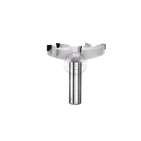 YUFU Fraise à bois à fond diamanté, à une dent, non revêtue, HRC65, pour machine de fraisage et gravure conventionnelle, OEM
