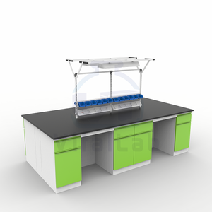 Lemari Laboratorium Pulau Kerja Teknik Daya Elektronik Komersial VitalLab dengan Rak yang Dapat Disesuaikan, Dilapisi Bubuk Epoksi - Product Image 3