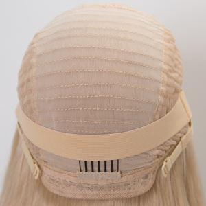 Pelucas Judías Kosher de Cabello Humano Remy Europeo de Doble Trama con Nudos Invisibles y Base de Seda HD de TopElles, Color Rubio Personalizado - Product Image 3