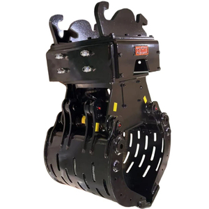 Pinza Selectora Hemei con Adaptador CW10, Acoplador Hidráulico Rotatorio para Demolición y Clasificación para Excavadora - Product Image 2
