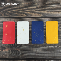 Sacs plastiques en papier Kraft debout, sacs personnalisés à fond plat