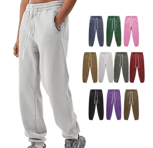 Washed Spandex Cotton Men's <b>Jogger</b> Pants Stretchable Comfortable <b>Slim</b> Fit Casual Sportswear <b>Joggers</b> Pants Wear - Product Image 1