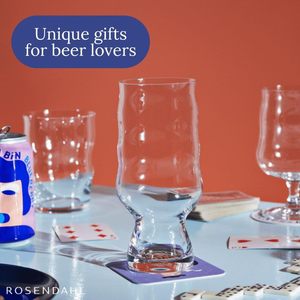 Juego de Vasos de <span class=keywords><strong>Cerveza</strong></span> Tulip Transparentes, Altos y Cónicos, para Realzar el Aroma, Aptos para <span class=keywords><strong>Cerveza</strong></span> de Trigo y <span class=keywords><strong>Pale</strong></span> <span class=keywords><strong>Ale</strong></span>, Duraderos y Libres de Plomo - Product Image 6