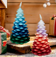 Lampe de nuit de Noël d'intérieur sans flamme, en forme de sapin, avec effet de flamme vacillante réaliste, pour la décoration de fête et de la maison