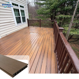 Древесно-полимерные террасные доски в европейском стиле: долговечные, противоскользящие, с текстурой под дерево, для наружного применения - Product Image 1