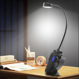 Lampe à clip LED K320, flexible, rechargeable, lampe de bureau alimentée par USB, multifonctionnelle, lampe de pêche - Product Image 1