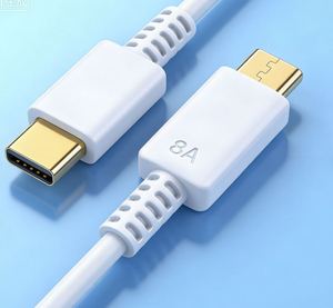 สายชาร์จ8A ความเร็วสูงสายชาร์จสำหรับซัมซุง S20/S22/S23 NOTE10/20แบบ Dual <span class=keywords><strong>Type</strong></span> <span class=keywords><strong>C</strong></span> สายข้อมูล45W/65W - Product Image 2