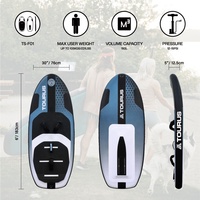 TOURUS Planche d'hydroptère gonflable pour planche de surf pour sports nautiques