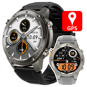 Dm56 gps smartwatch 5ATM 50m sâu không thấm nước 65W Độ cao áp suất khí quyển theo dõi la bàn email lịch cho thể thao ngoài trời - Product Image 1