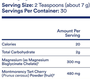 OEM/ODM サワーチェリー グリシン酸マグネシウム サプリメント 睡眠サポート 気分の落ち着きを助ける 筋肉の弛緩と回復 体のけいれん - Product Image 2