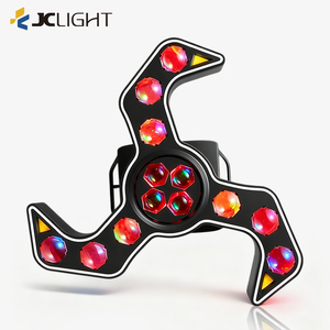 Lumière d'effet LED <span class=keywords><strong>Moonlight</strong></span> Blade pour bar de fête, Rgbw 4 en 1, lumière de tête mobile colorée en forme de lune, de sabre et d'œil d'abeille - Product Image 5