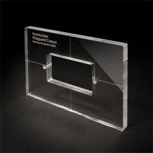 정밀 가공 아크릴 플라스틱 부품 사용자 정의 CNC 정확한 아크릴 픽업 라우팅 템플릿 - Product Image 4