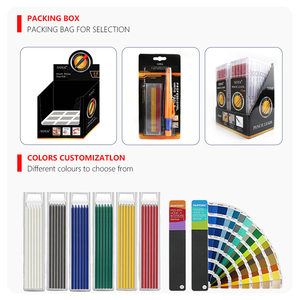Cơ khí thợ mộc Bút Chì Kim mũi tip lỗ đánh dấu Scribe làm công cụ với refill cho chế biến gỗ - Product Image 6