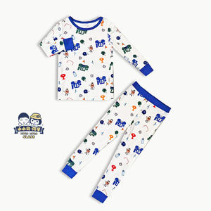 Kleine Kleine Klasse Op Maat Gemaakte Babykleding 2-delige Sets Bamboe Pyjama's Kleding Kinderkleding Fabrikanten ODM OEM Leveranciers - Product Image 5