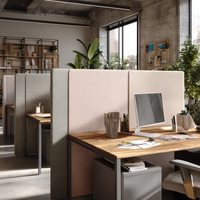 Deco Sound Ses Yalıtımlı Bölme 3D Model Tasarım Ofis Daire Modern Masa Bölmesi Akustik Baffle