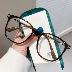 Gafas con montura cuadrada T4-9307 TR, anti luz azul, montura completa, lentes de acetato, unisex, para uso diario. - Product Image 5