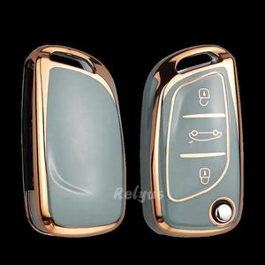 Couvercle de clé de voiture en Tpu universel, fabricant d'usine, pour <span class=keywords><strong>Peugeot</strong></span> <span class=keywords><strong>107</strong></span> 207 306 307 407 308 607 pour citroën C2 C3 C4 C5 C6 C8 Ds4 - Product Image 6