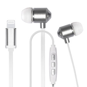 Audífonos Intrauditivos con Cable Lightning de Buena Calidad, Micrófono Integrado, 24 Bits Digitales, MFi, para Teléfono Móvil - Product Image 1