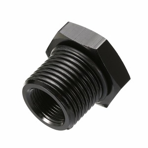 Adaptador de Rosca para Filtro de Aceite de Aluminio Negro 1/2-28 5/8-24 a 3/4-16 13/16-16 3/4NPT, Convertidor de Rosca Hexagonal para Filtro de Combustible - Product Image 1