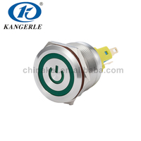 Interrupteur à bouton-poussoir USB en acier inoxydable La39 1NO pour carte de circuit imprimé électronique intelligente KEL-FY2B-A