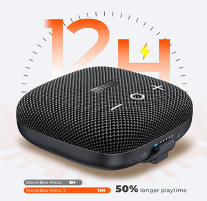 Enceinte Bluetooth Tribit Stormbox Micro 2 10W, basses profondes, IP67, sangle intégrée, 12 heures d'autonomie avec charge d'urgence pour téléphone - Product Image 3