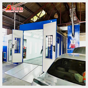 Cabine di Verniciatura Economiche in Vendita, Cabina Spray Standard AU con <span class=keywords><strong>Camera</strong></span> di Riscaldamento Esterna per Verniciatura Auto - Product Image 1