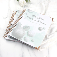 Organisateurs à couverture rigide imprimés personnalisés Agenda hebdomadaire non daté Journal de planification de reliure à spirale à couverture rigide avec coin mental