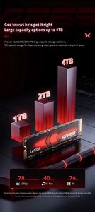 Lexar ARES SSD M.2 2280 PCIe Gen4x4 NVMe 512GB 1TB 2TB 4TB 8TB LNM790 Kecepatan hingga 7000mb/s Solid State Drive untuk Laptop Desktop - Product Image 6
