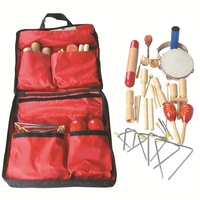 Wooden Baby Percussion Set Import from China Includes Guiro Instrument for Musical Accessories