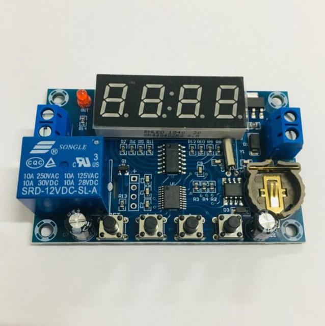 in stock XH-M196 Clock Timer Controller 24H Timing Time Control Module Timer controller Switch 12V 10A support BOM