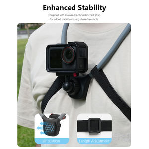 Support de cou magnétique portable à libération rapide, rotation à 360 degrés, réglable, pour caméra d'action, en silicone, vente chaude, NOUVEAU - Product Image 5