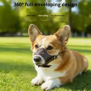 PU-Hundemaulkorb Anti-Bell-Maulkorb Großhandel Maulkorb für Hunde Zubehör für Hunde - Product Image 3