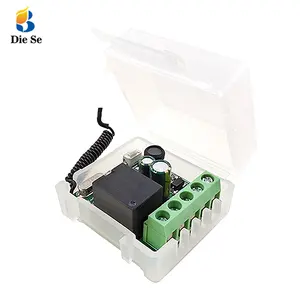 220V Single channel wireless remote control switch module smart home LED Integrated ceiling through wall remote launch