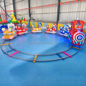 Battery Children Set Indoor Toys <strong>Outdoor</strong> Ride on <strong>Train</strong> with Track for Kids Electric - Product Image 3