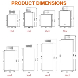 Customized Luxury 1oz Cosmetic Skincare Packaging 30ml Serum Bottle Cylinder <b>Flat</b> Shoulder Dropper Bottle - Product Image 4