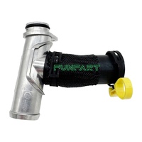 Tuyau de Refroidissement en Aluminium T4A41038 LR121447 pour Land Rover L663 L462 L405 L494 L460 L461 Jaguar F-PACE 3.0 Essence L6 AJ20P6 PT306
