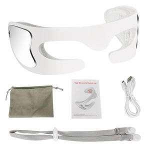 Masajeador de Ojos Portátil Recargable con Vibración y Luz Roja para el Alivio Diario de la Fatiga Ocular en el Hogar - Product Image 3