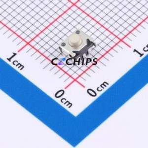 HX TS35CA 160gf Tactile Switch SMD-3P,4.3x3.3mm Switch Single Pole Single Throw Round Button 1.6N Horizontal Mount - Product Image 1