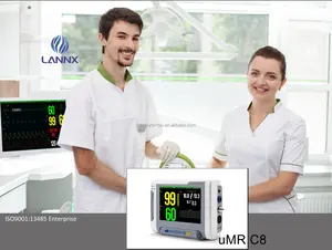 LANNX uMR C8 werbliche Multi-Parameter-ICU CCU modularer Patientenmonitor Patienten Gesundheitsüberwachungssystem Vitalsign-Monitore