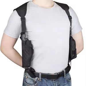 Verstelbare Tactische Universele Nylon Schouder Oksel <span class=keywords><strong>Holster</strong></span> Draagbare Dubbele Verborgen Licht Beveiliging Waterdicht - Product Image 1