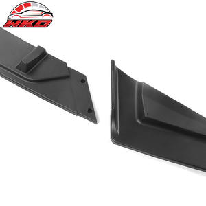 ลิ้นกันชนหน้าสำหรับ Honda Accord 2018-2021 รุ่น IKON V2 สไตล์สปอยเลอร์สีดำด้าน 3 ชิ้น พร้อมดิฟฟิวเซอร์และแผ่นกันกระแทก - Product Image 6