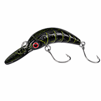 Leurre de pêche artificiel ultra-léger courbé à coulée lente, 7 couleurs, 5 cm, 2,5 g, pour truite, perche, eau salée, bar