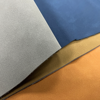 Cuir artificiel PU Yangbuck 1.0 écologique, finition mate, aspect daim, imperméable, résistant à l'abrasion, avec support tissé pour chaussures