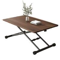 Table basse pliable réglable en hauteur en bois, mobilier de salon pour petits appartements, maisons de location, usage domestique ou bureau
